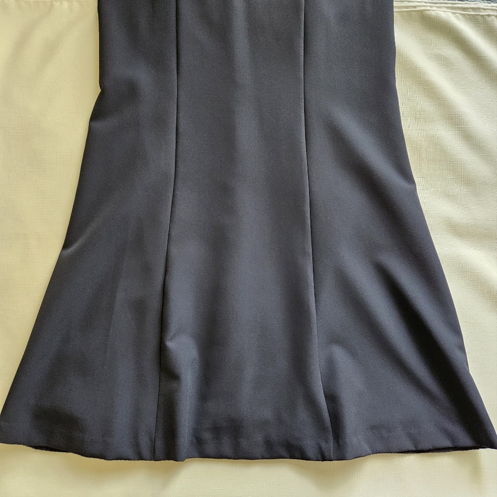 Kay Unger column gown, size 10, Prussian blue - Picture 13 of 14